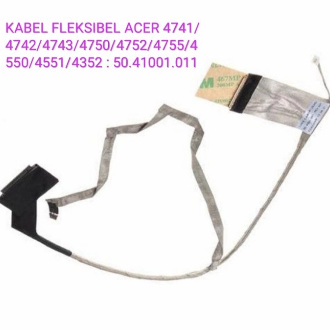 [KODE V72X] Kabel LCD Kabel Fleksibel Flexible Acer 4750 4755 4752 4352 4743 4750G