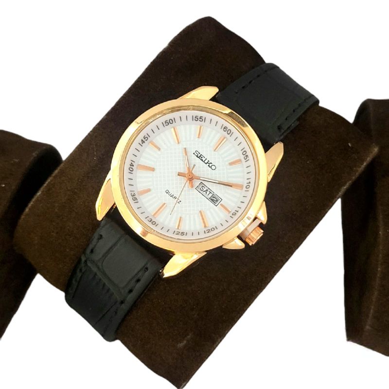 PROMO• Jam Tangan Wanita SE1KO•YL-67889 Leather Kulit Sintesis Fitur TANGGAL/HARI AKTIF - Bisa COD