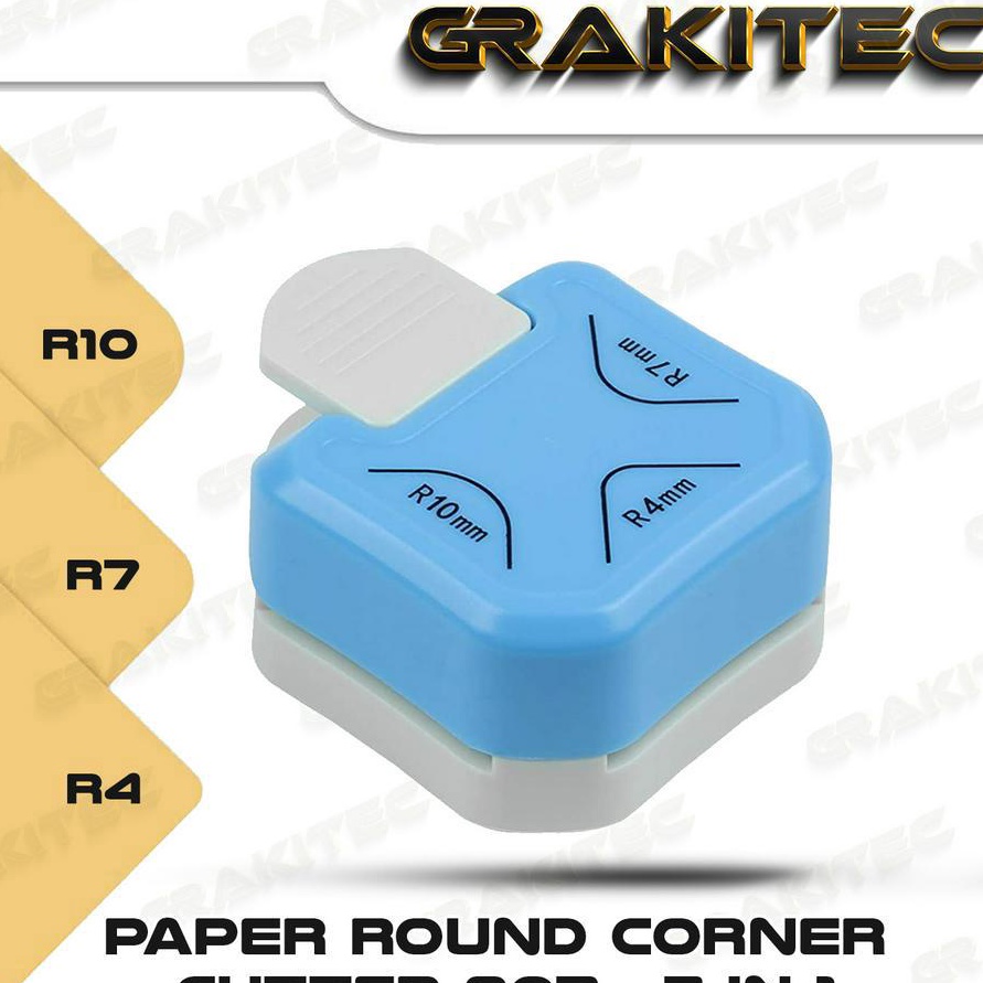 

[❤OH/E➤] Round Corner Cutter 3 in 1 Pemotong Sudut Corner Puncher Rounder Siku Pemotong Ujung Kertas Plastik pembolong kertas -top.produuk.