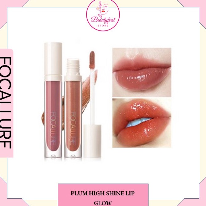 Terlaris .·:*¨༺BFirst FOCALLURE Plump High Shine Lip Glow FA153 | Plumpmax | Lipgloss Lip Gloss | Li