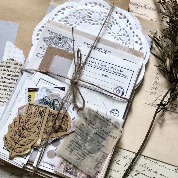 

[㊛K♫I-S] Journal Kit 75 pcs Journaling Kit Vintage Bujo Journaling Vintagetop.produks.!