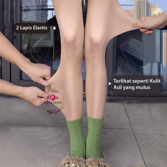 Mijing japan Socks Yesstyle Mijua Stocking kulit jepang seperti kulit