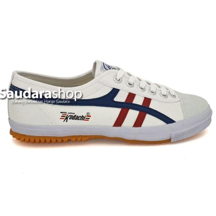 Sepatu Kodachi 8172 Putih lis Navy Merah / Sepatu Kodachi 8172 Classic
