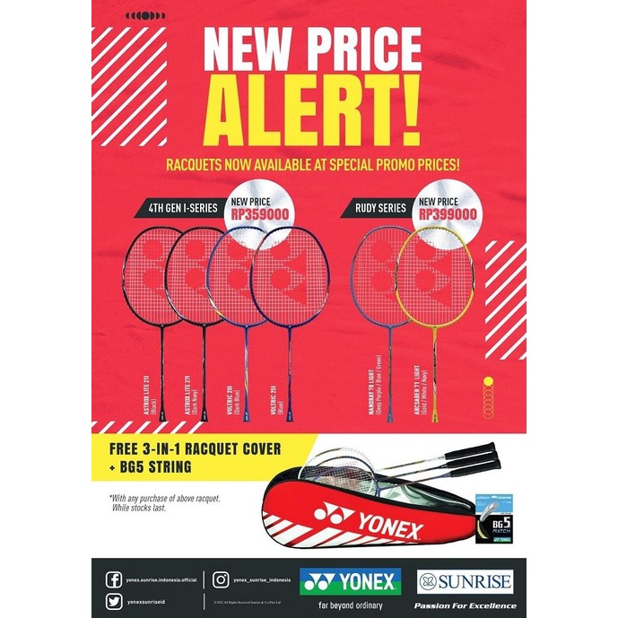 YONEX BADMINTON FRAME ARCSABER 71 LIGHT