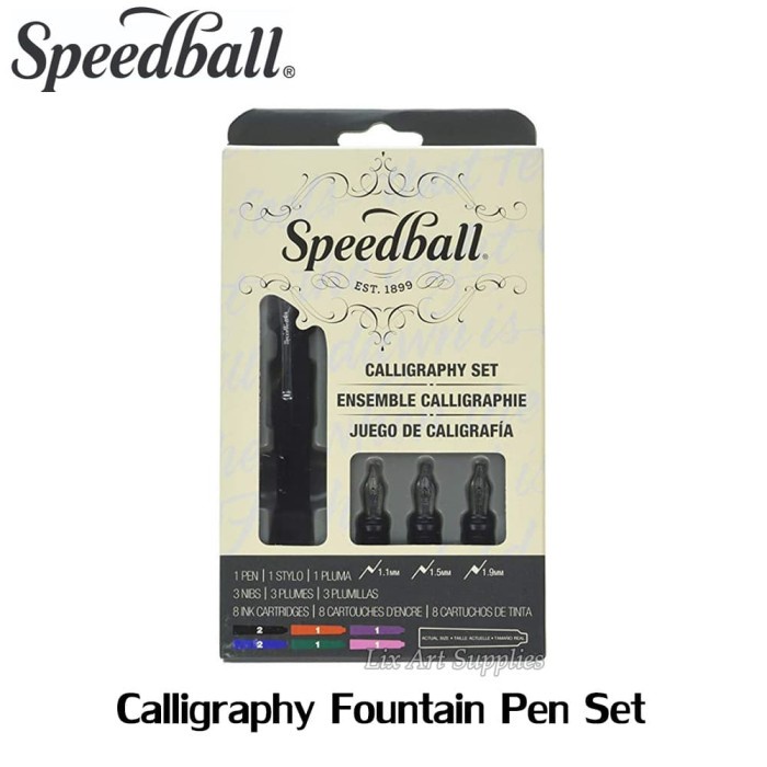 

Bestseller Speedball Calligraphy Fountain Pen Set