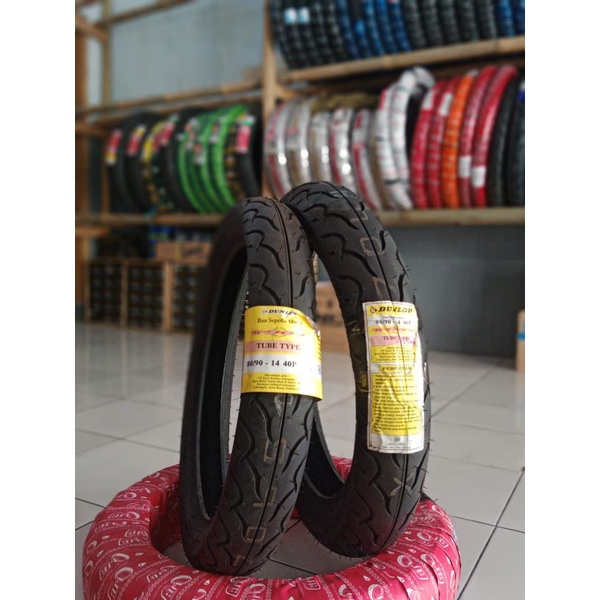 BAN LUAR TUBETYPE DUNLOP TT901 UK 70/90, 80/90, 90/90 RING 14