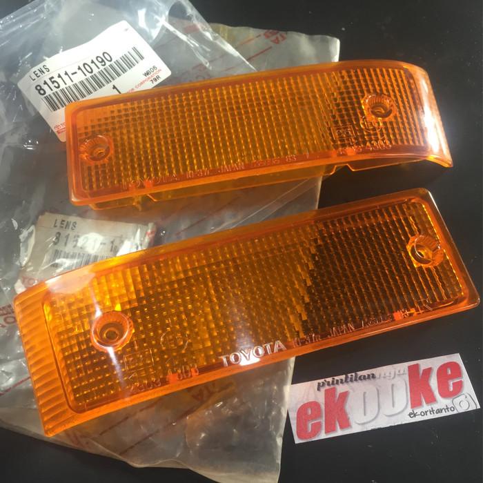 Lampu Sein Bemper Starlet Kotak Original - Mika Only R+L