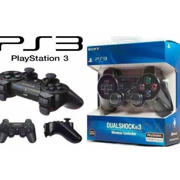 Ns STIK PS3 WIRELESS ORIGINAL PABRIK dualshock3 ✦ (Ready)