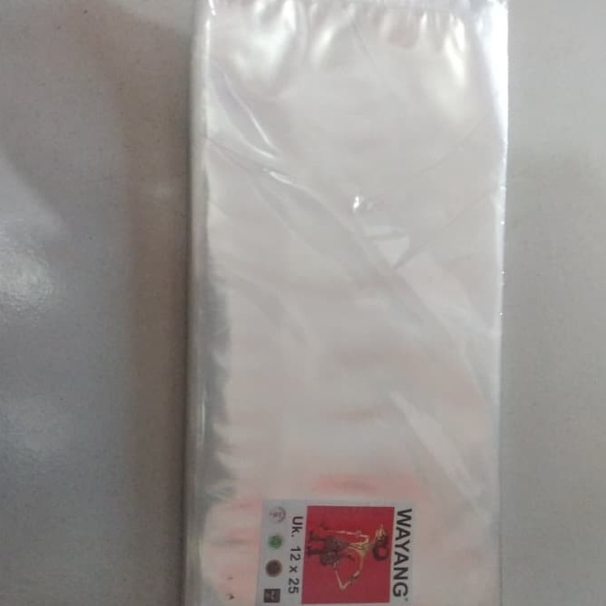 KUALITAS TERBAIK  Plastik PP Wayang 12*25 500gram/Plastik Laundry Wayang 12x25 500gram