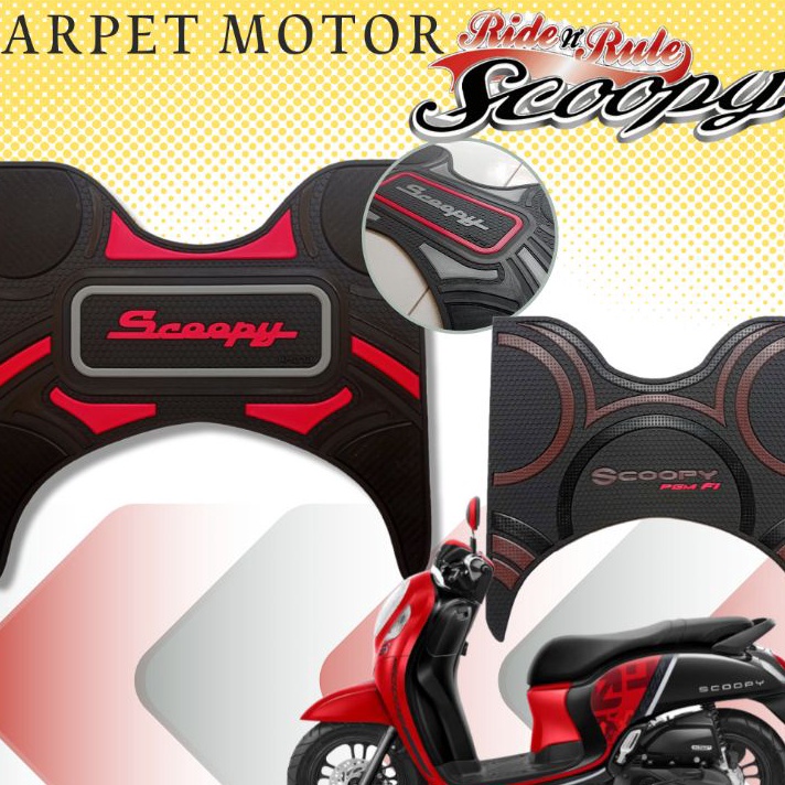 DNE679 KARPET MOTOR  SCOOPY 2013 sd 2023 | Karpet Scoopy | Karpet Motor ++
