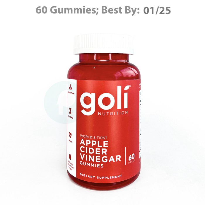 

Goli Nutrition Cider Vinegar Gummies