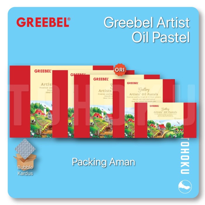 

[Pack Aman] Greebel Artist Oil Pastel - 12-24-36-48-72