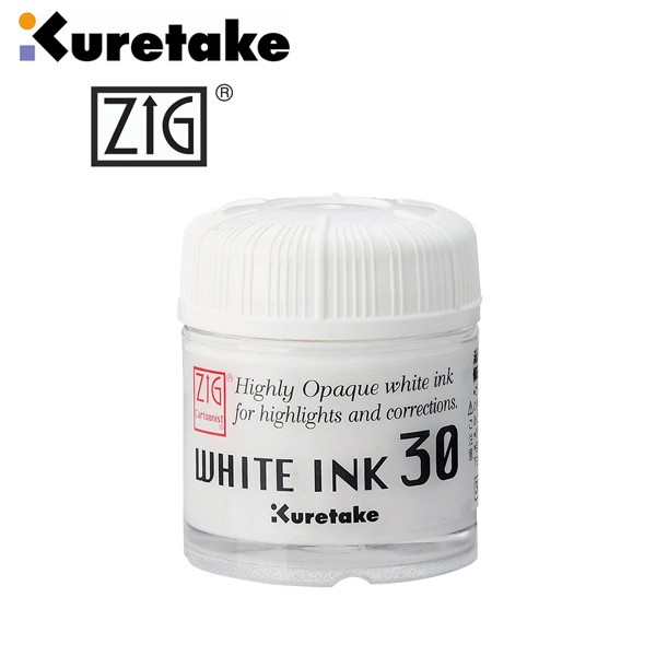 

Kuretake Pen Ink - White Ink