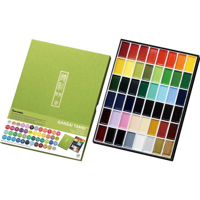 

ZIG Kuretake Water Colour Gansai Tambi (MC20-48V)