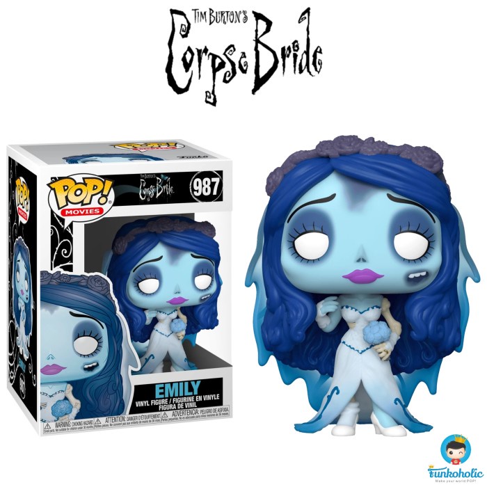 HOT SALE FUNKO POP MOVIES CORPSE BRIDE - EMILY #987 TERMURAH