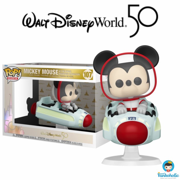 FLASH SALE FUNKO POP DISNEY 50TH - MICKEY MOUSE AT THE SPACE MOUNTAIN ATTRACTION TERBARU