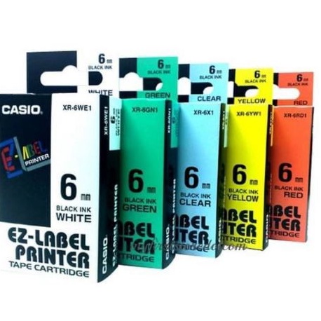 

Hot LABEL CASIO 6MM ORIGINAL EZ TAPE PRINTER 6 MM