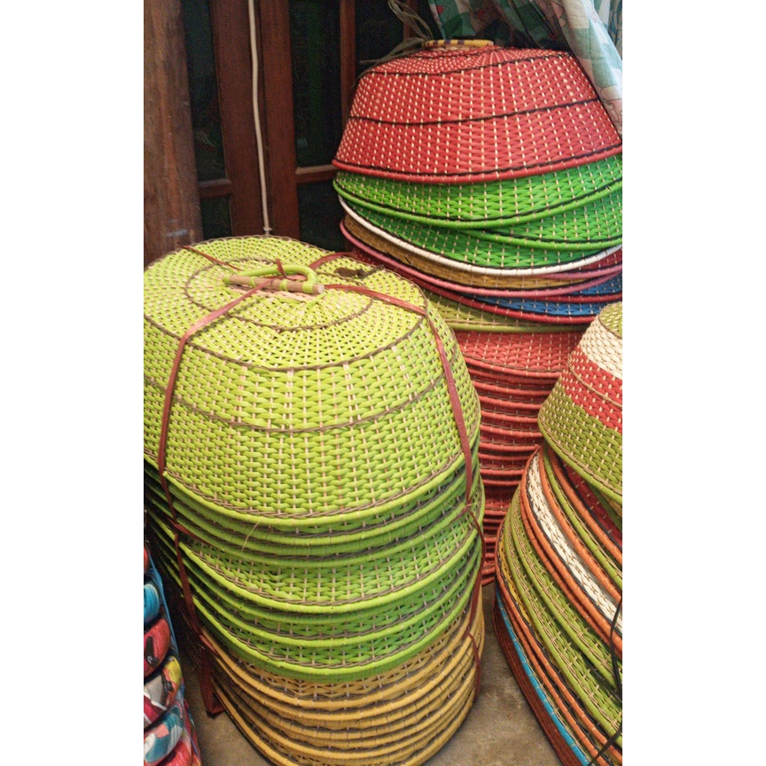 Tudung Saji Makanan Rotan Sintetis / Tudung Nasi / Tudung Hidangan