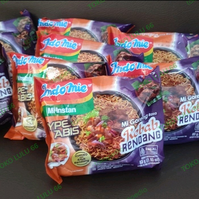 

indomie mi goreng Rasa kebab rendang hype abis 1Dus isi 40pcs