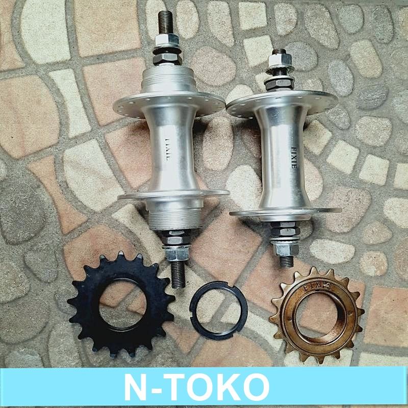 NAP HUB 32H FIXIE ALLOY SILVER Sepeda Sparepart Termurah