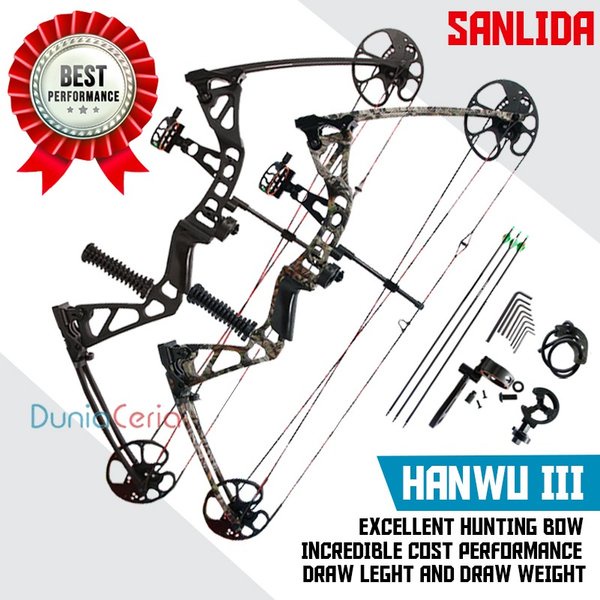 Fullset Busur Panah Jandao Sanlida Hanwu 3 Compound Bow