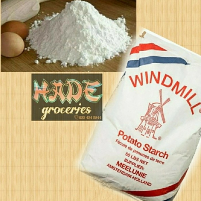 

Terlaris Potato Strach Windmill 25Kg Tepung Sanfen Meelunie Amsterdam Holland