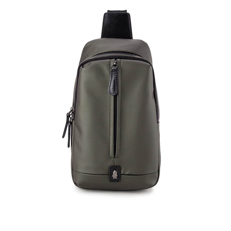 Tas Selempang Hush Puppies Original Pria Bahu Warna khaki Jalan Ori 100% Terlaris Eddie Chest Bag Ma