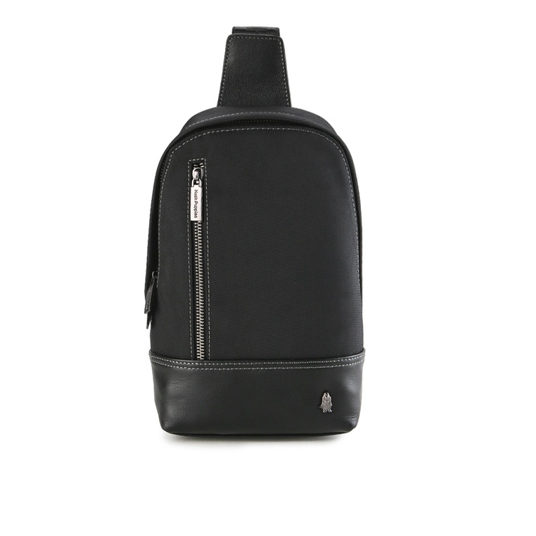 Tas Selempang Hush Puppies Original Pria Slempang 1 kantong dalam dengan resleting Lamaran 100% Asli