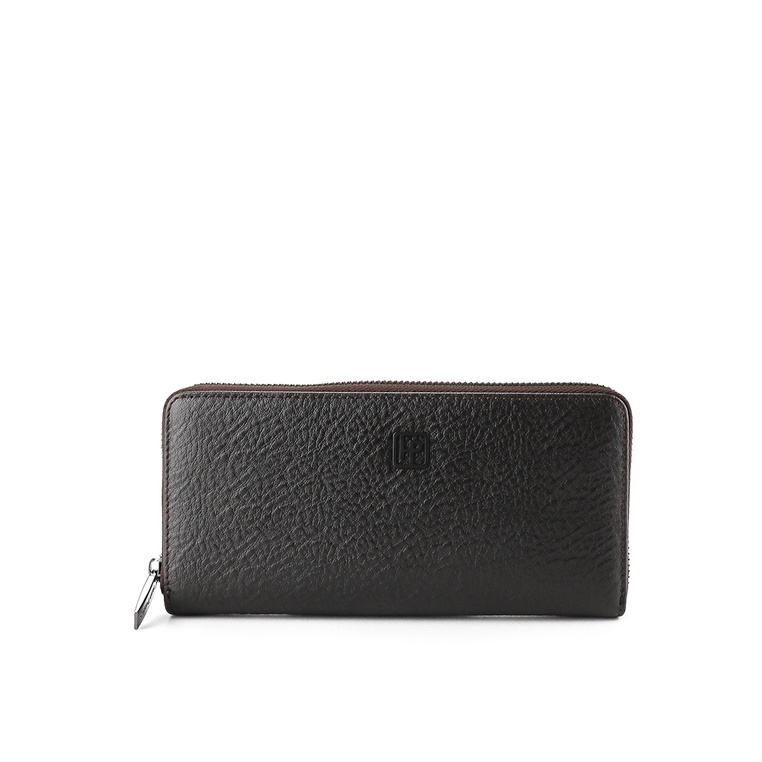 Dompet Hush Puppies Original Pria Wallet 2 cash compartment Jalan 100% Asli Stylish Derek Long Zip W