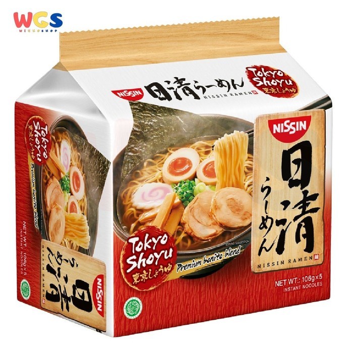 

Nissin Ramen Tokyo Shoyu 106 Gr X 5 Pack Bestseller Mie Impor