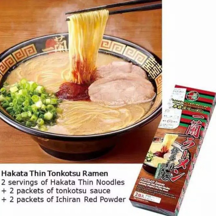 

Ready Ichiran Ramen Pork Isi 2/Ichiran Ramen Tonkotsu Bestseller Mie Impor