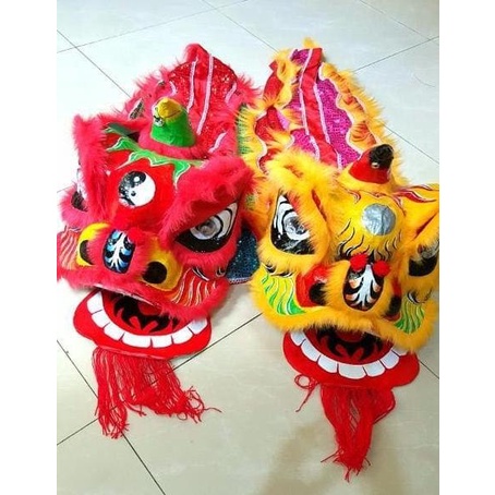 KEPALA BARONGSAI DEWASA DEKOR IMLEK PESTA BARONGSAI KOSTUM IMLEK