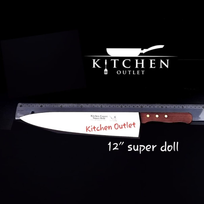 Pisau Dapur Pisau Besar Stainless Steel 12Inch