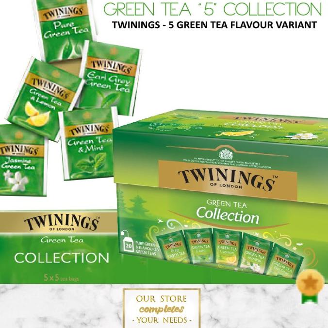 

TWININGS GREEN TEA COLLECTION TEA BAGS TWINNINGS GREENTEA LEMON MINT