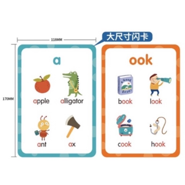 FLASH SALE SAALIN 150 PHONICS WORDS FLASH CARDS TERMURAH