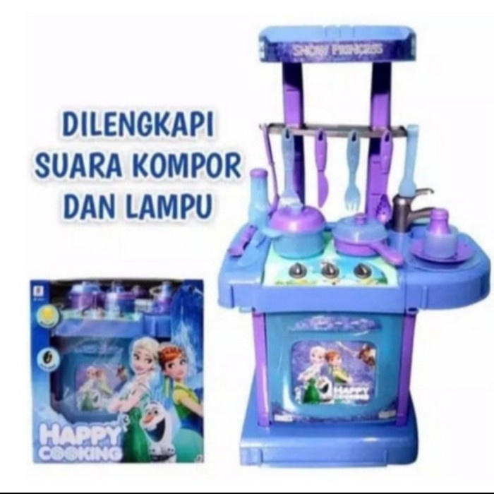 MUST HAVE MAINAN ANAK PEREMPUAN ALAT MASAK MASAKAN KITCHEN DAPUR FROZEN ELSA AN TERMURAH