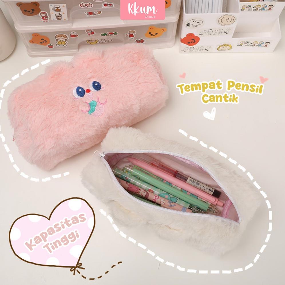 

Promo Tempat Pensil Bulu Soft Cute/ Tas Pensil Kosmetik/ Pouch Makeup Kecil Mm783