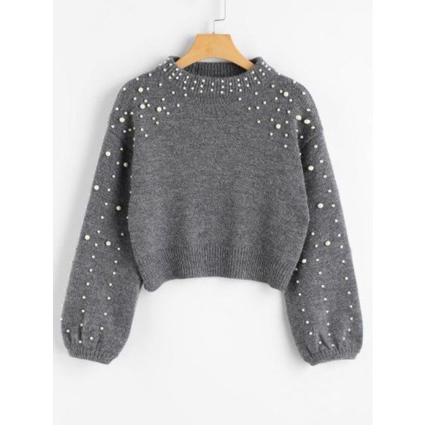 RAJUT CARDIGAN CROP PREMIUM THRIFT PRELOVED