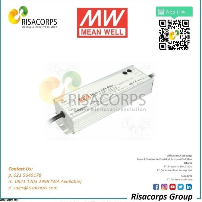 Langsung Proses Mean Well Switching Power Supply Hlg-120H-48A 120 Watt 48 Volt