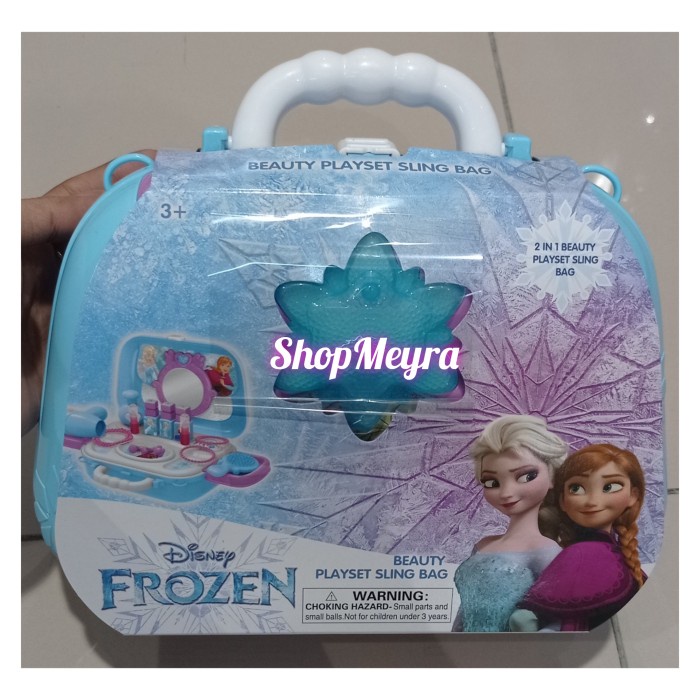 HOT SALE DISNEY FROZEN 2IN1 BEAUTY PLAYSET SLING BAG TERMURAH