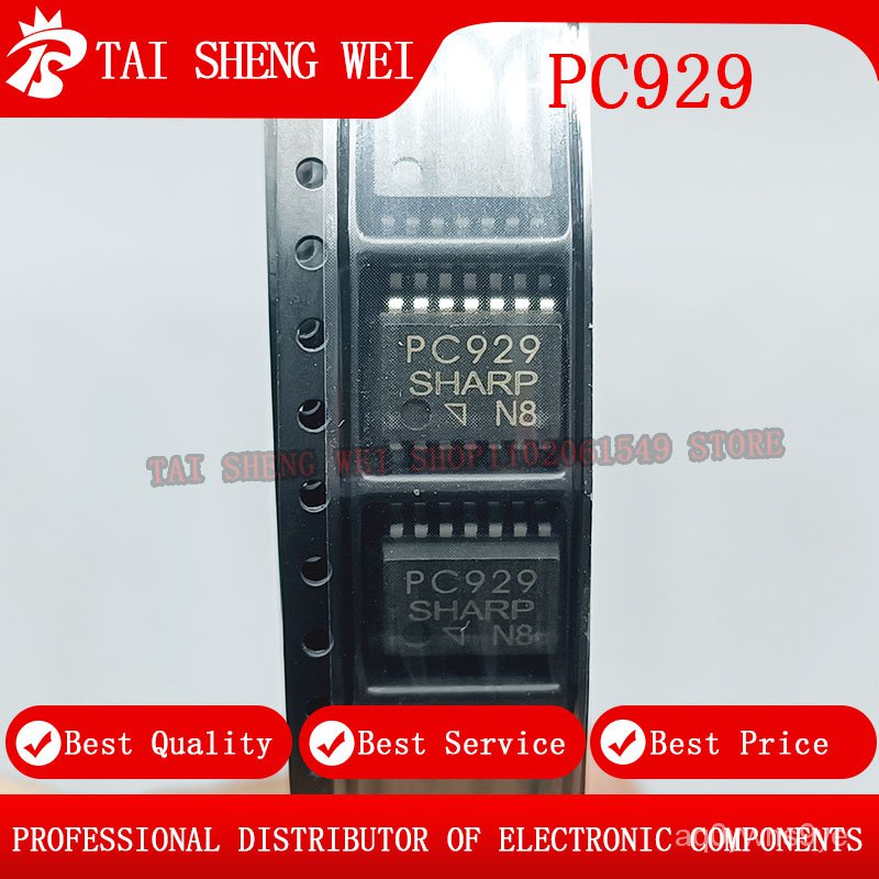 ✅&5pcs  PC929 SOP14 SMD Inverter Patch Drive Optocoupler Optoisolator Logic Output IC Chip Integrate