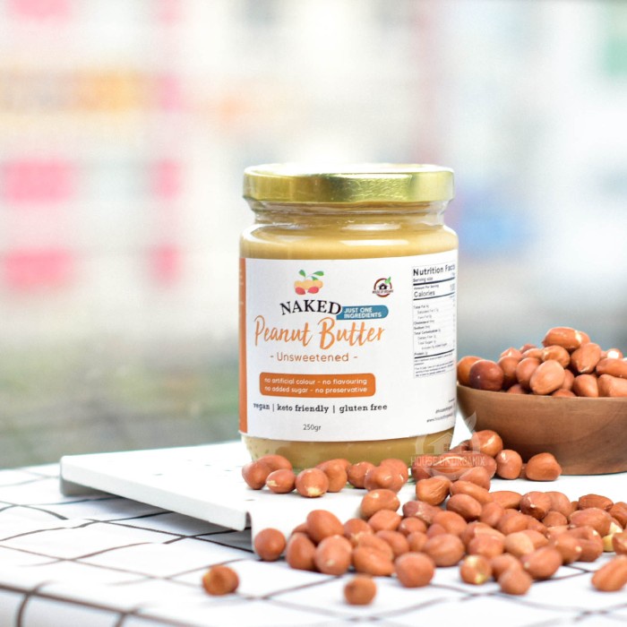 

Naked Peanut Butter Unsweetened 250 Gr