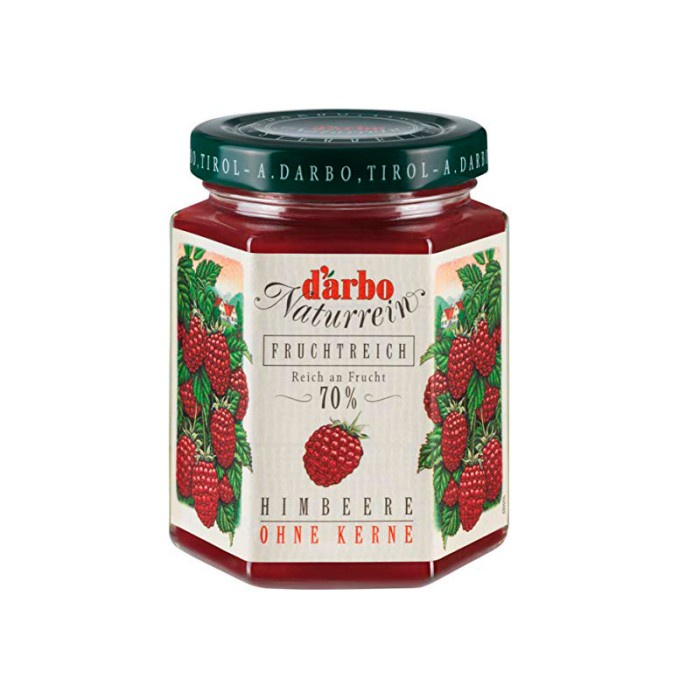 

DARBO 70% Fruit Raspberry Jam [200 gr] - Selai Import