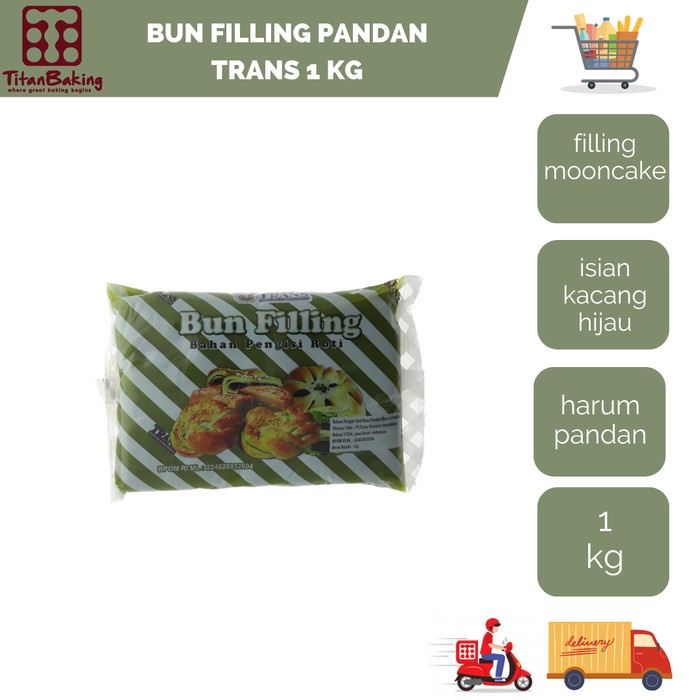 

Trans Isian Mooncake Pandan Soft Filling 1kg