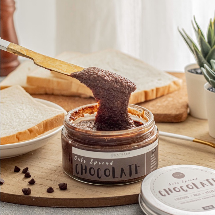 

OatBarn Oats Spread Chocolate Selai Oat Coklat 200 Gr