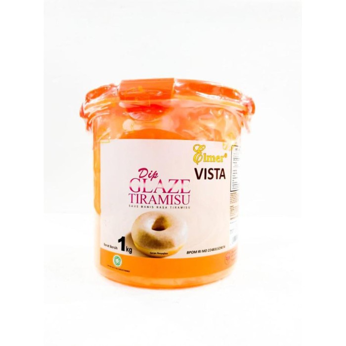 

elmer dip glaze vista tiramisu 1 kg selai tiramisu