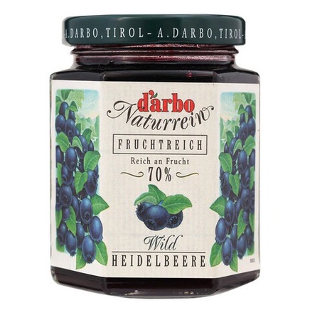 

Darbo Blueberry 70% Double Fruit Jam [200gr] - Selai Bluberi Import