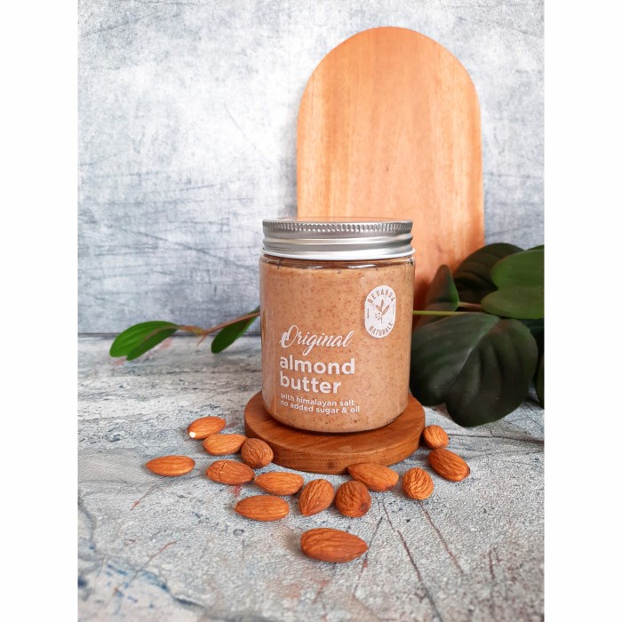 

Almond Butter Selai kacang peanut butter - 250ml Toples kaca