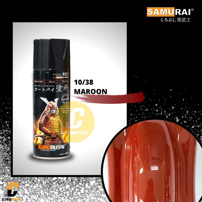 Samurai Paint Cat Semprot Warna Standar 38 Merah Red Maroon 400 mL murah