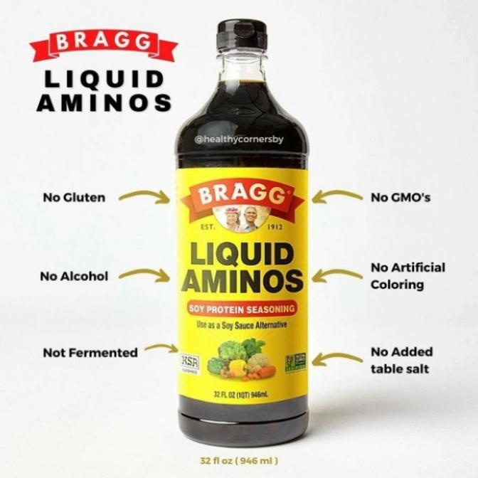 

------] bragg liquid aminos soy protein all purpose seasoning 473 ml